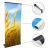 33" W x 79" H Whale Shape Good Quality Roll Up Banner Stand (Stand Only)