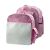 Pink Blank Sublimation Backpack with Heat Transfer Flap for Kids