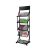 K Style Iron Literature Display Rack With 4 Pockets