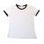 Blank Women´s Combed Cotton T-Shirt with Rim Colorful