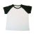 Blank Women´s Raglan Combed Cotton T-Shirt with Colorful Sleeve for Personlized Heat Transfer Printing