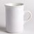 10 OZ Coating White Mug with Curled Rim for Sublimation Printing