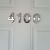 Modern House Plaque Mail Box Silver Numbers (Several Sizes Available)