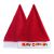 Simple Design Blank Sublimation Christmas Caps Soft Plush Hats for Adults