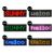 Green LED Name Badge Whit Scrolling Message 4*1.3*0.2in( 102 x 33 x 5mm)