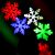 Christmas Projector Lamp Moving White Snowflake LED Landscape Projection Lights