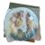 7.5" Blank Sublimation White Moon Plate Full Printing Ceramic Plate