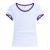 Screen Printing Blank Combed Cotton T-Shirt with Rim Colorful for Women,10pcs/pack