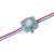 UCS1903 / WS2811 / SM16703 Square Full Color Waterproof  LED Pixel Diffused Light RWB Wires 5V  DC