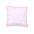 Sublimation Blank Pillow Case with Dot Edge Pattern Cushion Cover