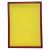 US Stock, 6 Pcs - 20" x 24" Aluminum Screen Printing Screens with 305 Yellow Mesh Count ( Tubing:1.18"x 1.18")