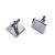Personalized Stainless Steel Polished and Engravable Cufflinks