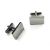 Personalized Stainless Steel Polished and Engravable Cufflinks