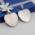 Stainless Steel Pendant Circle Pet Dog ID Tags Round Dog Tag with Inside-hole