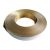 80mm (3.1") x 50m (164ft) Roll Brush Gold Aluminum Return Coil (With Folded Edge, 2 Rolls / Pack) for Channel Letter Sign Fabrication Making
