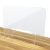 36" W x 30" T Countertop Safety Barrier Acrylic Sneeze Guard