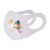 3D Adult Sublimation Blank White Face Mask Soft Sponge