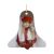 3" Bell Ceramic Ornament