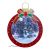 US Stock LED Snowing Musical Wall Bauble Decos with Santa and Bow