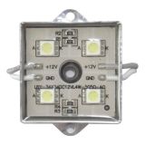 SMD 5050 Waterproof LED Module (4 LEDs, Metal Shell, 0.96W, L35 x W35mm) for Illuminate Signs