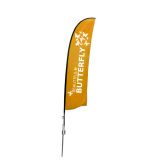 11.5 ft Wing Banner with Spike Base (Single Sided Printing)