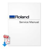 Roland XJ-540 XJ-640 XJ-740 Large Format Printer English Service Manual (Direct Download)
