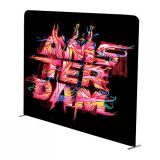 8ft Straight Portable Tension Fabric Wall (Double Sided Graphics Included)