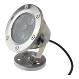 12V 6x1W Underwater Lamp Silver