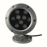 12V 9x1W Silver Underwater lamp
