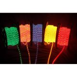 AC110V/220V High Voltage Rainbow Tube LED Rope Lights with Round Wire 24 LEDs/M, 100m(328ft)/roll/pack