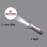 Embedded Φ7CM 20W LED Advertising Logo Projector Light  (1 Light + 1 Two Colors Film)