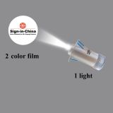 Embedded Φ7CM 5W LED Advertising Logo Projector Light (1 Light + 1 Two Colors Film) Room Number Light