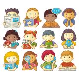 Children Different Occupations Vector Stock Set Illustrations (Free Download Illustrations)
