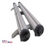 Clearance Sale! US Stock-33.5"x 30"- 94.49" Double Sided Telescopic Twist Locking Adjurttable Roll Up Banner Stand