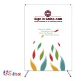 Clearance Sale! US Stock-47.24"x 78.74"Economy Aluminum Foot X Banner Stand