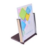 Folding ABS Sign Holders Top Load Table Tent Menu / Card Holders