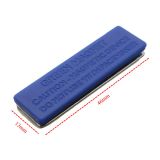 Metal Strong Magnetic Name ID Tag Badge Fastener Holder Card Tag, Blue