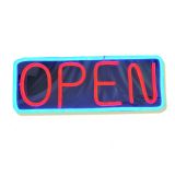 Rectangular LED Open Signs Neon Styles Large Letter Display Vivid Bright Color