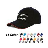 Custom Visor Caps Printed or Embroidered with Your Logo, 14 Color