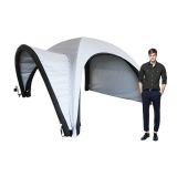 10ft Inflatable Tent with One Side Panel and Awning Outdoor Custom Graphic Spider Air Dome Tent
