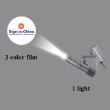 20W LED Static Gobo Advertising Logo Projector Light (1 Light + 1 Three Colors Film)