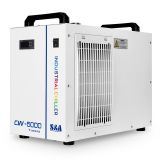 S&A CW-5000TI Industrial Water Chiller for Single 5W or 10W Cutting Machine, 6L Tank capacity, 750W Cooling Capacity, AC 1P 220-240V, 50Hz