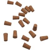US Stock CALCA 100 Pack Natural Cork Stopper, Tapered Beer Bottle Stopper Replacement Corks for DIY Crafts, Leakproof