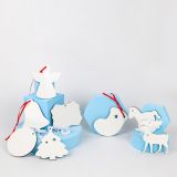US Stock, CALCA 50 Pack Sublimation Blanks Double-Sided MDF Ornament DTF Benelux