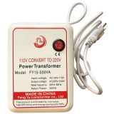 US Stock-(500W) Voltage Converter from 110V to 220V, high Performance Step-up Transformer