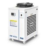 S&A CW-6000AN Industrial Water Chiller for 100W Solid-state Laser, 22KW CNC Spindle, 30W-300W Fiber Laser, AC 1P 220V, 50Hz