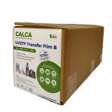 US Stock, CALCA 12in x 328ft (31cm x 100m) UV DTF Transfer Film B Roll Crystal Label Transfer Film, Positioning Film