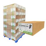 US Stock,120 Roll/1 Pallet CALCA ProS Instant Hot Peel 23.6in x 328ft/60cm x 100m DTF Transfer Film, Double Sided