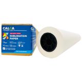 US Stock, CALCA 44in x 328ft 100g High Tacky Sticky Apparel Sublimation Transfer Paper Roll, Prevents Ghosting