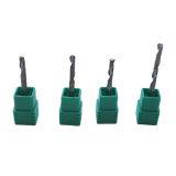Imported Tungsten Steel Solid Carbide 1/8" Single Flute Spiral End Milling CNC Cutting Router Bits for Acrylic Board